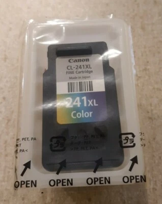 Genuine Canon Pixma 241XL High Yield Color Ink Cartridge - READ Details- - Image 1 of 4