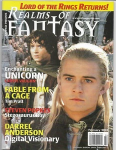 Realms of Fantasy Volume 9 #3 February 2003 Tim Pratt Steven Popkes LOTR + - Picture 1 of 2