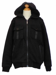 Boys Fall Winter Fleece Jacket , Black, Size: Large (7-8 years) - Picture 1 of 3