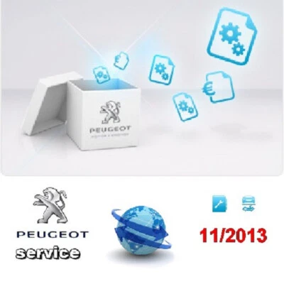 Peugeot service box 11/2013 workshop service manual multilanguage TIS EPC WDS - Image 1 of 4