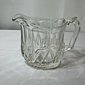 Vintage Bartlett Collins Milchkännchen Krug MCM Klarglas 8 Unzen Servierer - Bild 1 von 8