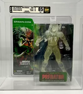 2003 MCFARLANE STEALTH PREDATOR AFA 85NM+ FILM MANIACS SERIE 5 CLUB ESCLUSIVO - Foto 1 di 18