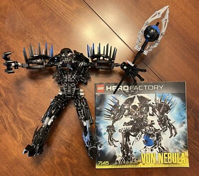 LEGO Von Nebula Hero Factory Bionicle 7145 COMPLETE with Instructions No  Box - Image 1 of 4