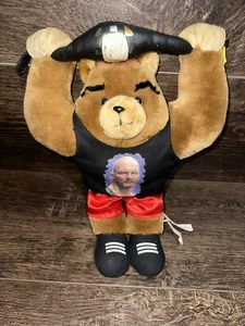 Vintage WWF WWE Stone Cold Steve Austin Bear Plush 14” Cuddletown Friends Belt - Picture 1 of 10