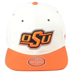 NCAA Zephyr Oklahoma State Cowboys Two Tone Flat Bill Adults Adjustable Hat Cap - Picture 1 of 7