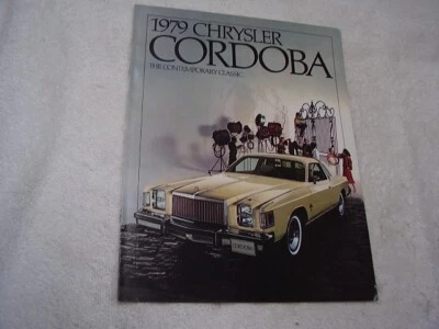1979 CHRYSLER CORDOBA    BROCHURE   ORIGINAL  FREE POSTAGE - Image 1 of 4