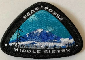 Neu Middle Sister Mountain Peak Oregon Souvenir Andenken Aufnäher Patch - Bild 1 von 5