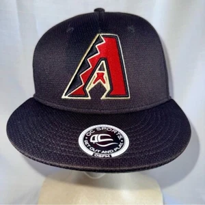 Arizona Diamondbacks Baseball Cap Black One Size w/adjustable Strap - Picture 1 of 6