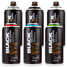 Montana Cans Black 150ml 6 Farben Spraydosen Graffiti DIY Sprüh Spray Lack