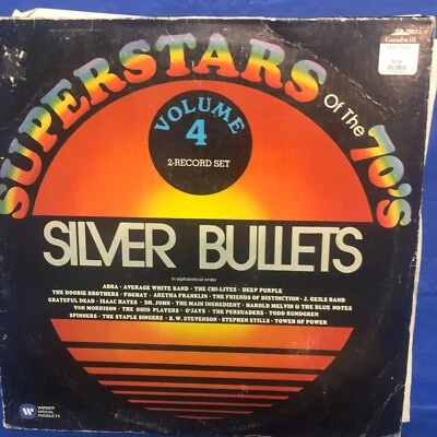 SILVER BULLETS SUPERSTARS of THE 70's 2x RECORD LP DEEP PURPLE / GRATEFUL DEAD + - Image 1 of 4