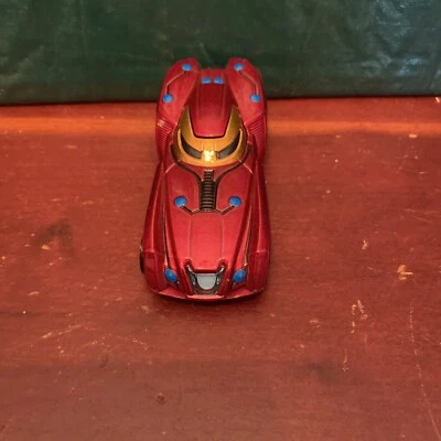 Hot Wheels Ironman Rojo Diecast Car Mattel 2015 Capitán América Civil War Marvel Foto 1 de 4