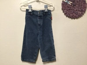 Pantalones de mezclilla Disney para bebés niños talla 18 meses azul elástico cintura trasera a presión 154 - Imagen 1 de 4