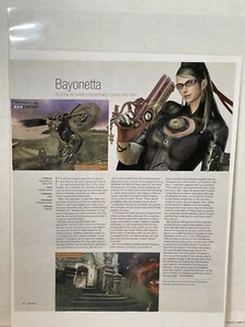 Bayonetta Videospiel Vorschau Magazin Artikel Druck Anzeige Wandbild - Bild 1 von 8