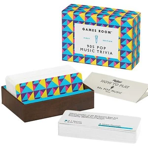 Ridley's - Games Room - 90s Pop Music Trivia - Fun Quiz Card Game - Picture 1 of 5