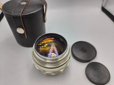 Jupiter-9 2/85 lens M39 Screw mount Rare Silver Carl Zeiss Sonnar successor (1)