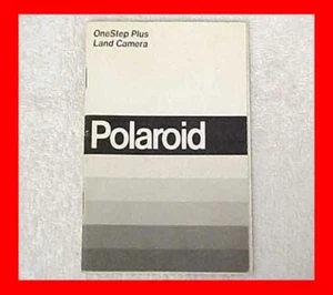 POLAROID ONE STEP PLUS LAND CAMERA ONESTEP BOOK MANUAL BOOKLET - Picture 1 of 2