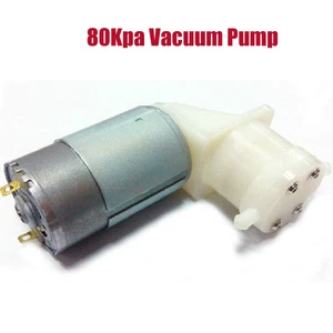 DC 12V Micro Piston Vacuum Pump 80Kpa Mini Pumping Air Pump Experiment Tool Sale - Picture 1 of 2