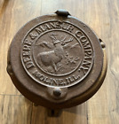 Antique Deere & Mansur Company Moline Ill Cast Iron Corn Planter W/Lid John Sign