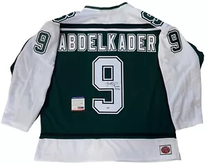 JUSTIN ABDELKADER SIGNED & INSCRIBED MICHIGAN STATE JERSEY PSA/DNA COA LARGE - Picture 1 of 5
