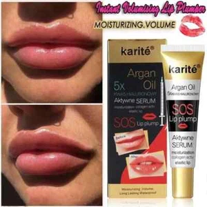Shiny Lip 3D Sexy Super-Volume Plumper Plumping Lip Gloss Doll Pink Lipstick UK - Picture 1 of 3