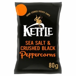 Kettle Chips schwarzer Pfeffer - 80g - 4er-Packung - Bild 1 von 1