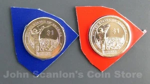 2015 P&D Native American Sacagawea Dollars 2-Coin Set (In Mint Plastic/Cello) BU - Picture 1 of 2