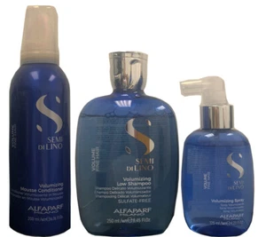 ALFAPARF MILANO Semi Di Lino Volumizing Low Shampoo Mousse Conditioner & spray - Picture 1 of 1