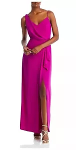 Aqua Women's Crepe Long Formal Evening Dress Gown in Orchid Size 4 - Bild 1 von 7