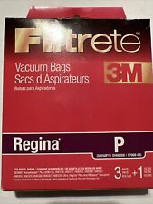 3M Filtrete Regina Type P Vacuum Bags 3Pk + 1 Filter 68741A