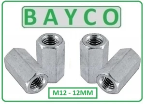 TUERCAS PROFUNDAS M12-12MM / CONECTORES / TUERCA DE TACHUELAS / CONECTOR DE ROSCA TOTAL BZP - Imagen 1 de 3