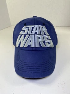 Disney Parks Star Wars Hat Blue w/White Embroidered Logo Adult Adjustable - Picture 1 of 9
