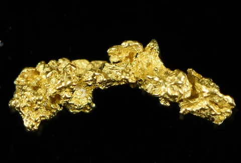 Natural Gold Nugget Australian .18 Gram Genuine Cover
