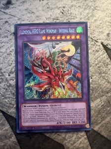 Yu-Gi-Oh! Elemental HERO Flame Wingman - Infernal Rage BLMR EN012 1st Edition... - Picture 1 of 4