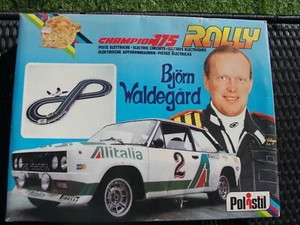 1970er POLISTIL RALLY 2 AUTO SET MIT SPUR A924 1:32 SLOT NEU ALTER LAGER - Bild 1 von 6