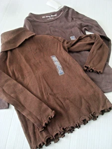 Girls Knit Tops Lot of 2  Brown Size 5 Old Navy New - Picture 1 of 2