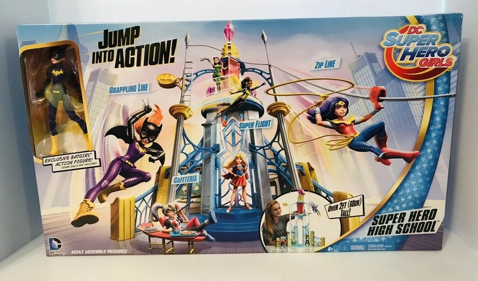 Mattel DMR13 DC Super Hero Girls High School Playset