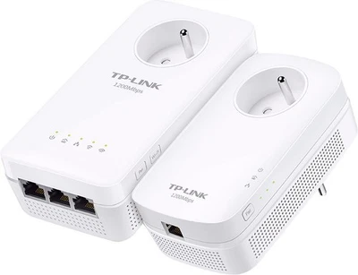 TP-Link TL-WPA8635P KIT AV1300 Mit FR Steckdose Powerline Adapter Dualband - Bild 1 von 4
