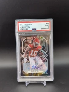 Tarjeta de los Chiefs 2021 Panini Obsidian Tyreek Hill #46 autógrafo automático Prizm #03/25 SP - Imagen 1 de 2
