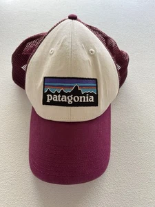 Sombrero de camionero Patagonia para mujer púrpura blanco OSFM - Imagen 1 de 7