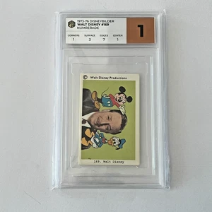 1973-76 Disneybilder nr #169 PCG Graded 1 Walt Disney Mickey Mouse Donald Duck - Picture 1 of 2