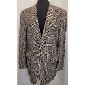 Vintage Polo Ralph Lauren Herren Hahnentritt Blazer 42R Hergestellt in den USA EUC - Bild 1 von 12
