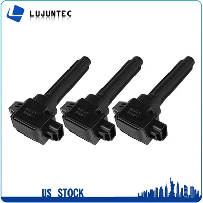 3 bobinas de encendido para Mitsubishi Mirage 2014 2015 2017 1,2 L L L3 Foto 1 de 4