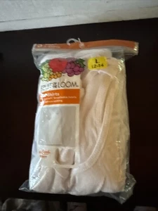 Fruit Of The Loom Tank Top Kinder Large weiß gerippt Stretch A Shirts 5er Pack - Bild 1 von 5