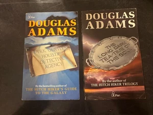 Douglas Adams Dirk Gently Duology Pan Paperbacks 1988–1989 VG Condition - Picture 1 of 13