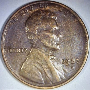 1927 d Lincoln Wheat Cent - besseres Datum - Bild 1 von 5