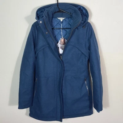 Abrigo impermeable Mia Melon para mujer pequeño transpirable mezcla de lana chaqueta Foto 1 de 4