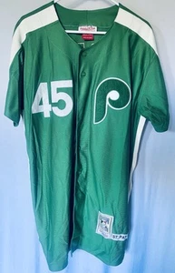 Maglia Mitchell & Ness Cooperstown Collection 1981 Phillies Tug McGraw Uomo 52 - Foto 1 di 8