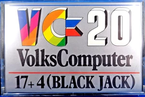 COMMODORE VC-20/VIC-20 -- 17+4 BLACK JACK (COMMODORE) - Picture 1 of 2