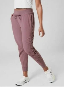 ATHLETA VOLCANIC VIOLET ATTITUE JOGGER PANTS! 2 - Picture 1 of 8