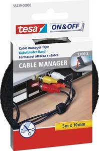 tesa On & Off Cable Manager UNIVERSAL - Klett-Kabelbinder zur Kabelaufbewahrung - Bild 1 von 5